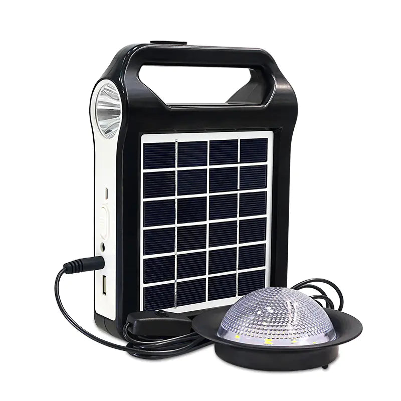 Solar Power System with Rechargeable Lithium Battery