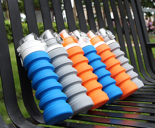 Collapsible Silicone Water Cup and Sports Bottle