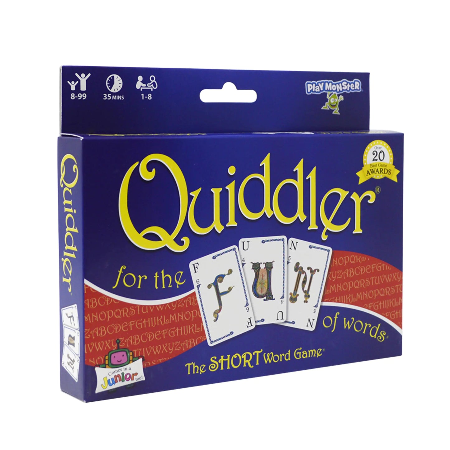 Quiddler Card Games for Kids - Playing Cards Word Games Deck of Cards Fun Family Games for Kids and Adults Game Night Travel Games Multi-Player Ages 8+