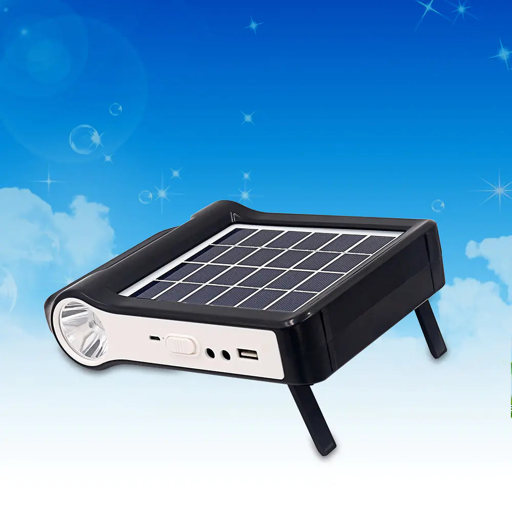 Solar Power System with Rechargeable Lithium Battery