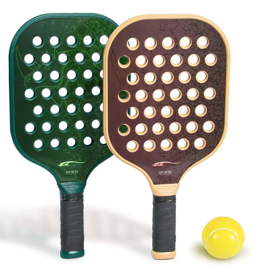 Beach Paddle Ball 2 Player Set Complete Smash Ball Set 2 Smash Rackets and Paddle Grips Lightweight Beach Tennis Sport Game for Beginner Interactive Fun Play Indoor Outdoor Beach Paddleball Game