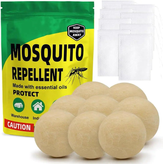 LAEBUE Mosquito Repellent for Patio Natural Mosquito Repellent for Yard Powerful Mosquito Repellent for Outdoor and Indoor Mosquito Control for RoomMosquito Deterrent for Travel - 8 Pack Green