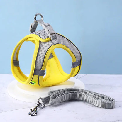 Reflective Outdoor Pet Traction Rope and Vest Combo