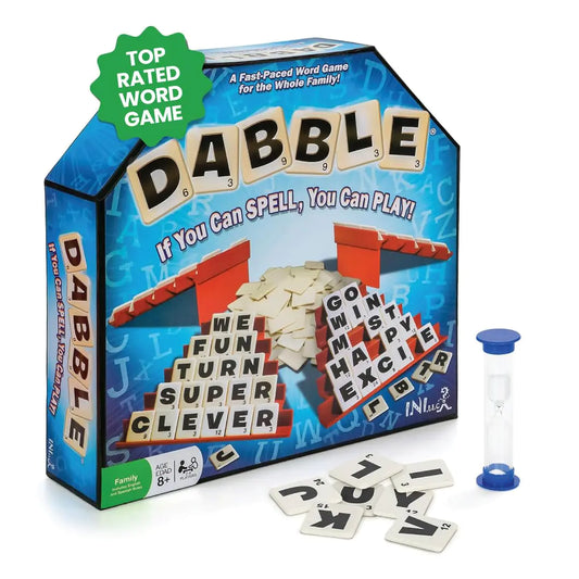 Dabble Word Game for Ages 8+ | Improves Spelling & Vocabulary Award Winning | Educational Games with Letter Tiles Fun Word Puzzle Games for Adults and Family